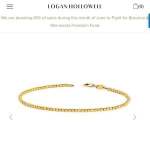 Logan Hollowell gold magic bracelet